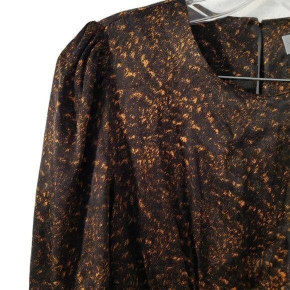 & Other Stories Black Printed Mini Dress - Picture 4 of 9